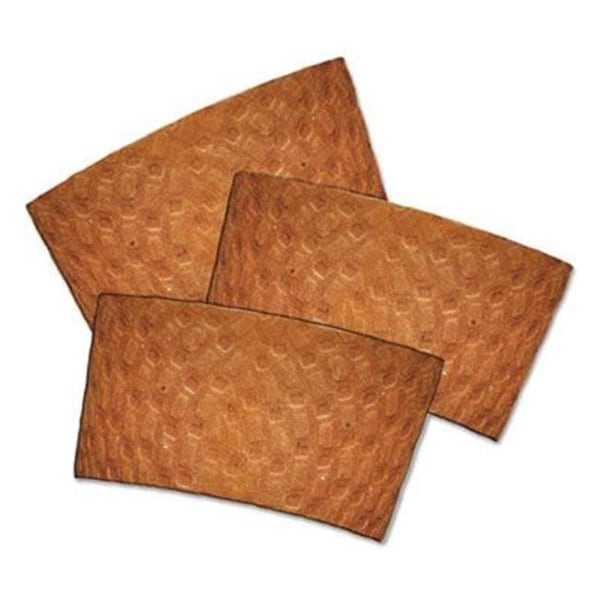 Pactiv Pactiv PCTDSLVBRN Kraft Hot Cup Sleeves for 10-24 oz Cups; Brown - 1000 Per Carton DSLVBRN - main
